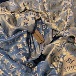 Beautiful blue scarf